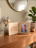 Proposta Madrina e Padrino in Legno Personalizzata - Annuncio Battesimo "Ho una notizia speciale" - Idea Regalo Artigianale