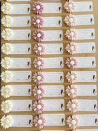 Segnaposto Candela Profumata Personalizzabile - Bomboniera Prima Comunione, Matrimonio, Battesimo - Cera di Soia Margherita Rosa Cuore